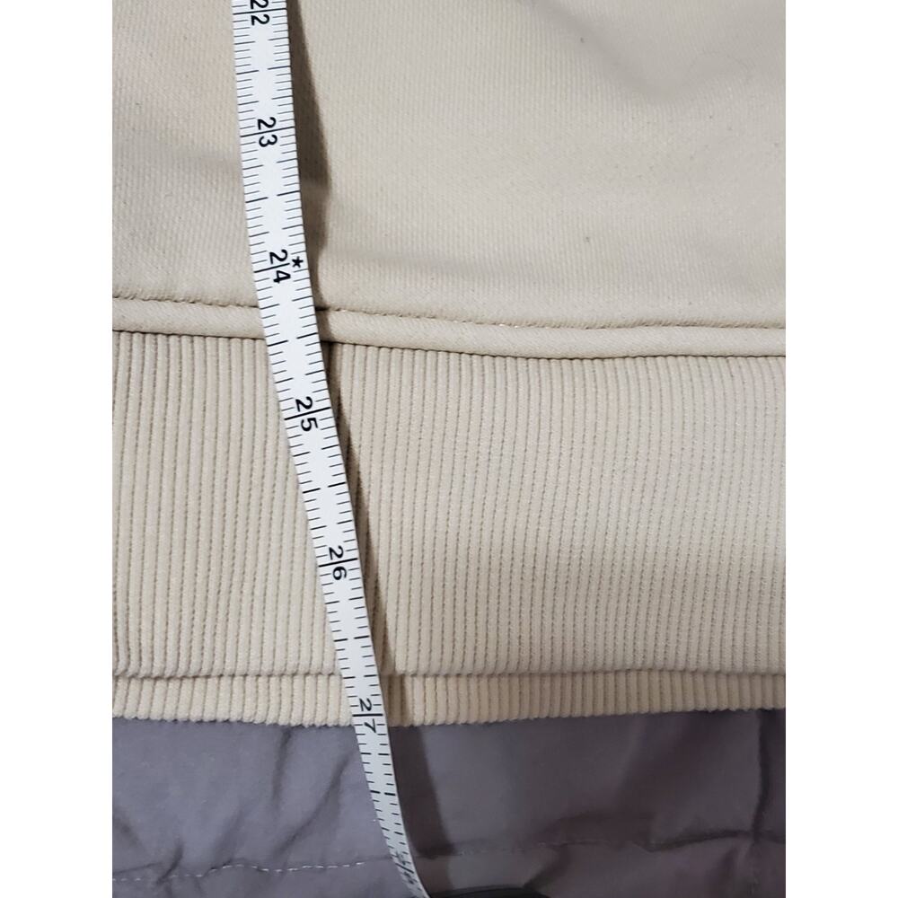Carhartt Relaxed Fit Fleece‑Lined Hoodie Men’s XL Beige Tan Logo Graphic - Picture 8 of 10